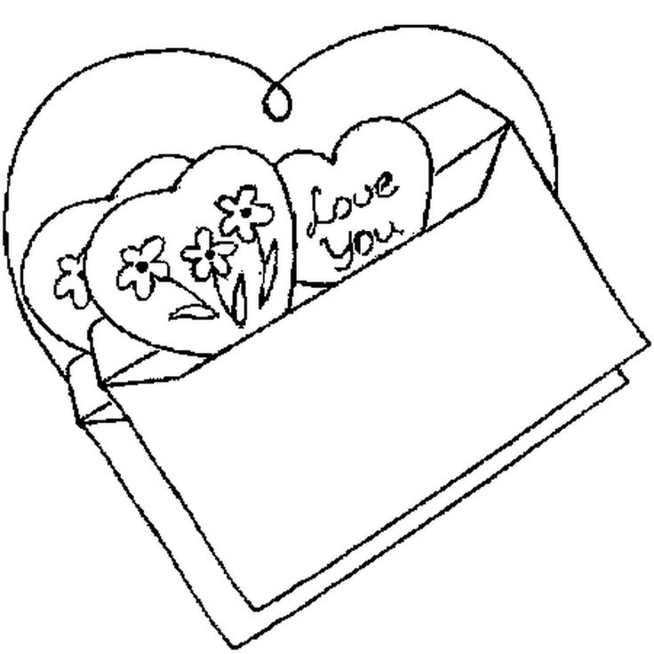 Coloriage Cartes Saint Valentin En Ligne Gratuit À à Carte De St Valentin A Imprimer Et Colorier