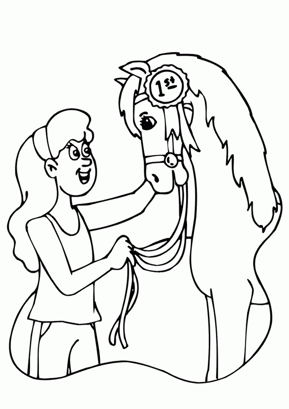 Coloriage Cavalier Cheval Maman Sur Hugolescargot destiné Coloriage Cavaliere