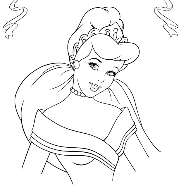 Coloriage Cendrillon Facile Dessin Gratuit À Imprimer intérieur Carrosse Dessin Facile