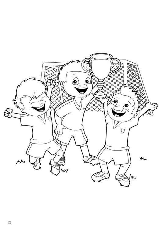 Coloriage Champion – Coloriages Gratuits À Imprimer tout Dessin Coupe De Champion