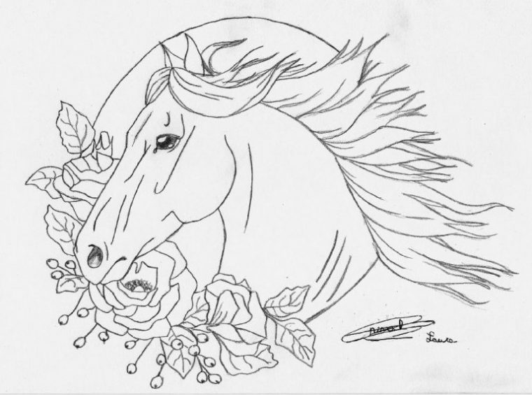 Coloriage Cheval Bella Sara | Cheval & Poney pour Coloriage Grand Galop