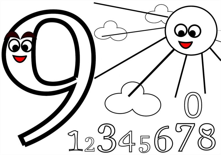 Coloriage Chiffre A Imprimer – Gratuit Coloriage pour Coloriage Chiffres