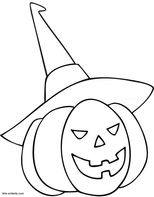 Coloriage Citrouille D'Halloween Enfant Dessin Gratuit À serapportantà Dessin Citrouille D Halloween