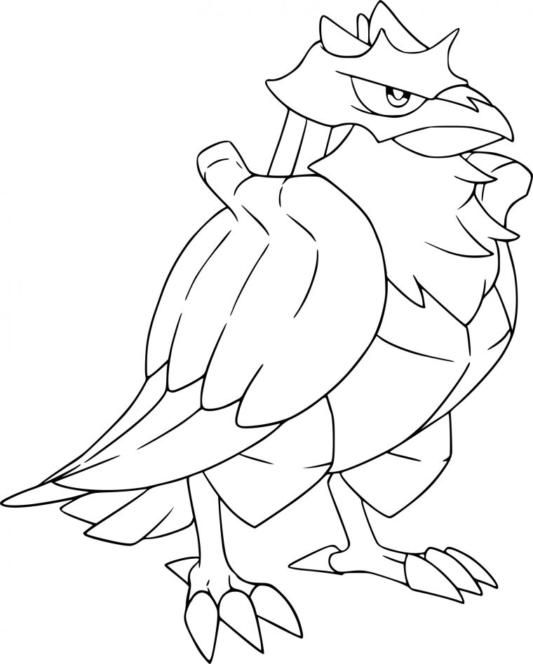 Coloriage Corvaillus Pokemon À Imprimer intérieur Coloriage Pokémon