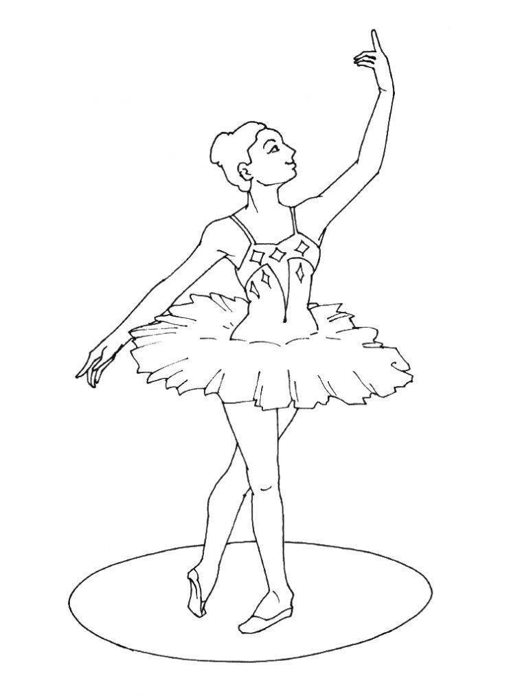 Coloriage Danse Classique Imprimer Gratuit concernant Coloriage Danse Classique