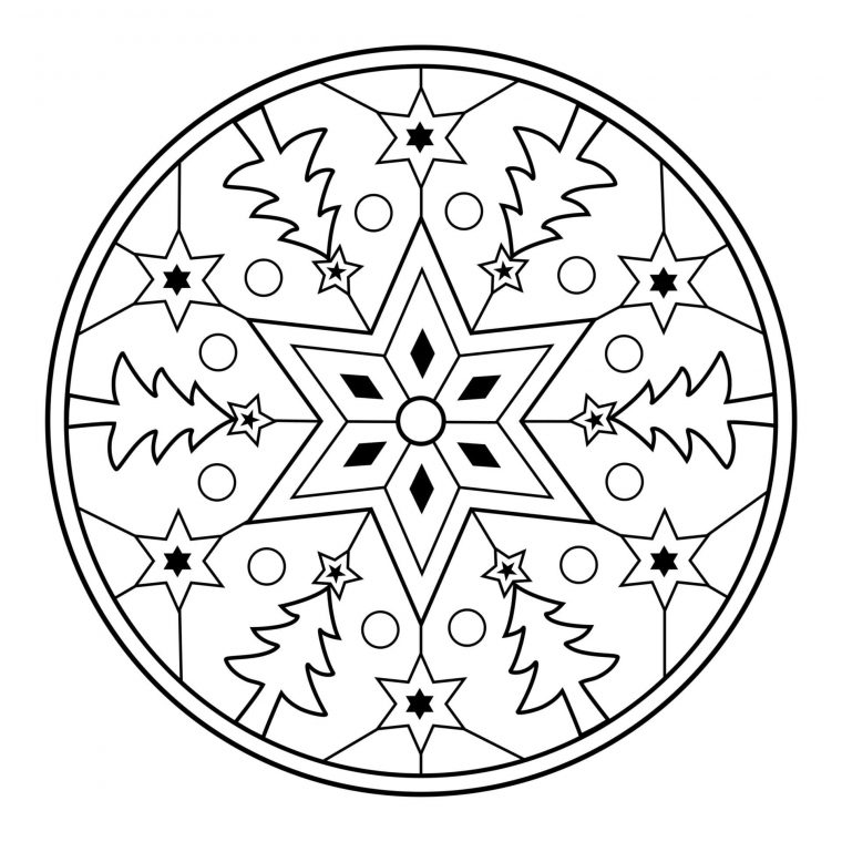 Coloriage De Mandala Pour Fille A Imprimer dedans Mandala Cm2 À Imprimer