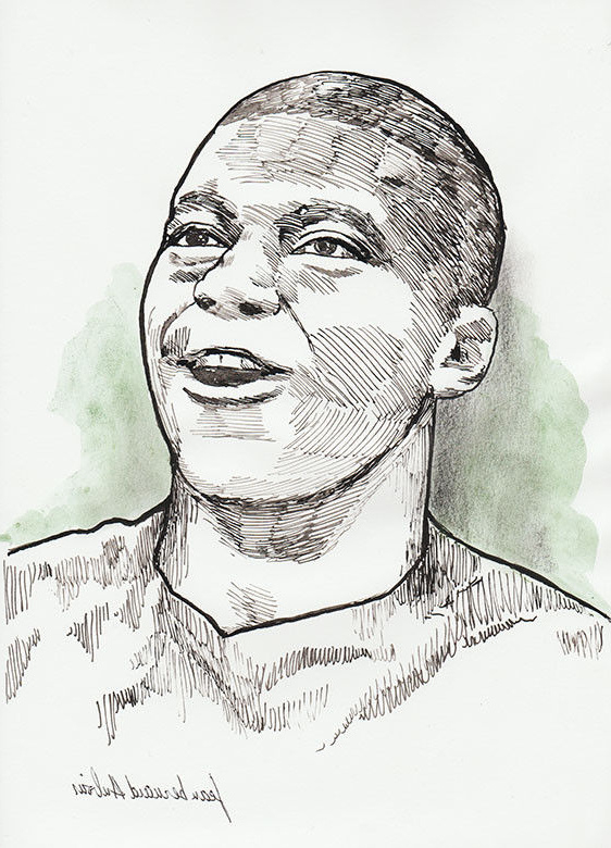 Coloriage De Mbappé Unique Photographie Foot Carte Postale avec Coloriage De Mbappe