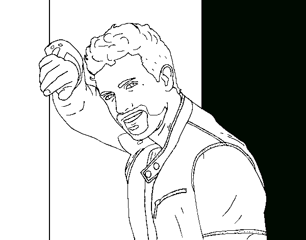 Coloriage De Pablo Alborán Chanteuse Pour Colorier pour Coloriage De Chanteuse