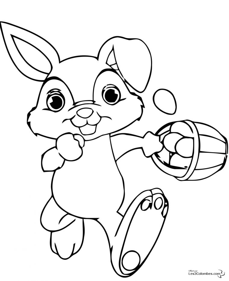 Coloriage De Pâque À Telecharger Gratuitement – Coloriage pour Coloriage De Paques