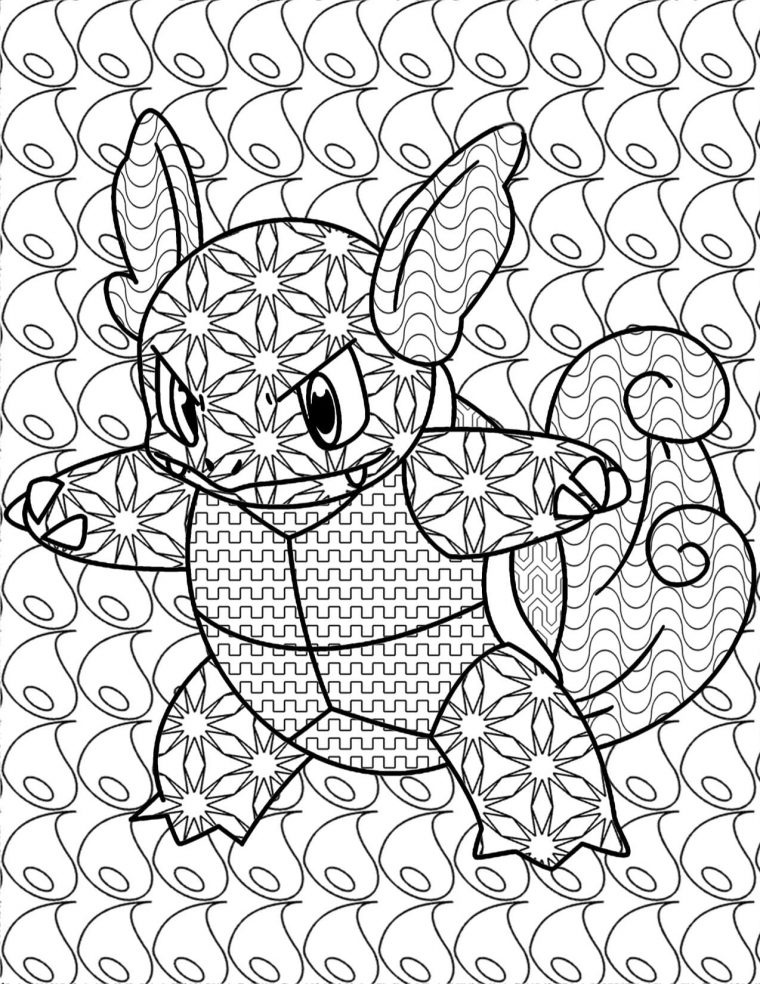 Coloriage De Pokémon Gratuit – Greatestcoloringbook tout Mandala Pokemon Evoli