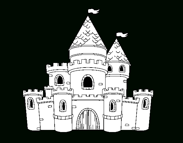 Coloriage De Princesses Château Pour Colorier – Coloritou à Coloriage Chateau De Princesse