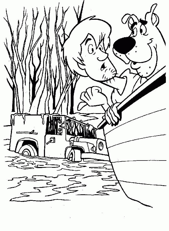 Coloriage Dessin Scooby Doo En Couleur Dessin Gratuit À intérieur Coloriage Scoubidou