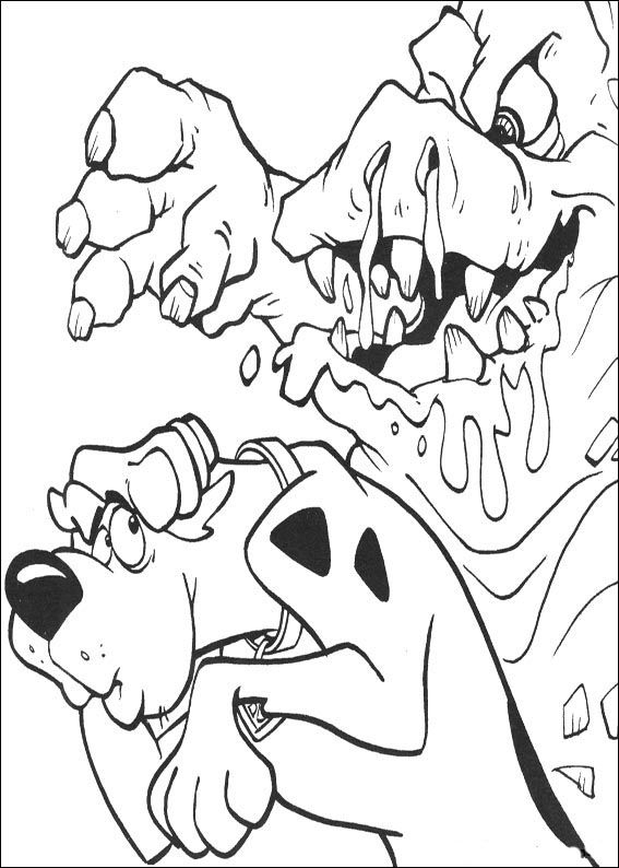 Coloriage Dessins Scooby Doo 2 | Scooby Doo Coloring Pages encequiconcerne Coloriage Scoubidou