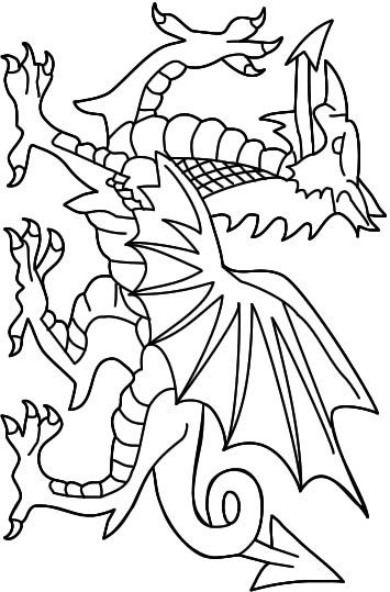 Coloriage Dragon Gratuit À Imprimer Liste 20 À 40 tout Dessin Cartable À Colorier