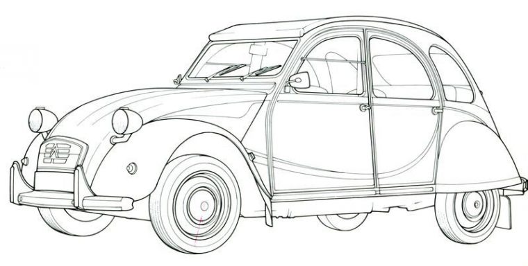 Coloriage Fr: Coloriage A Imprimer De Voiture Renault serapportantà Coloriage Depanneuse