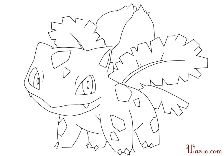 Coloriage Herbizarre Pokemon À Imprimer Et Colorier dedans Bulbizarre Coloriage