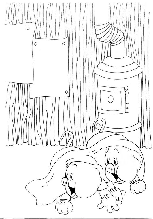 Coloriage Les Trois Petits Cochons 14 avec Coloriage 3 Petit Cochon