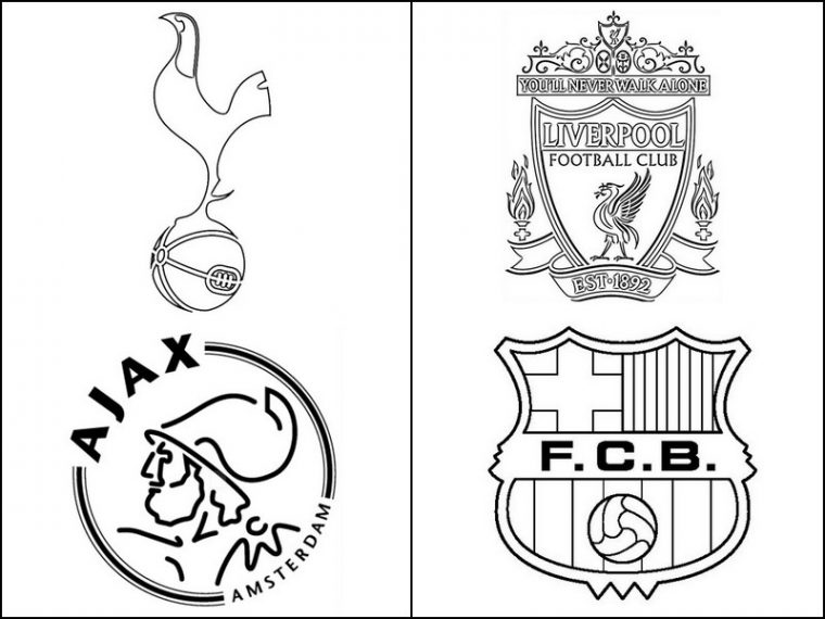 Coloriage Ligue Des Champions 2019 : Demi-Finales Ligue intérieur Dessin Coupe De Champion