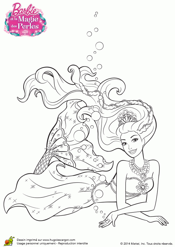 Coloriage Lumina Barbie Magie Des Perles Sur Hugolescargot serapportantà Barbie Et La Magie Des Perles