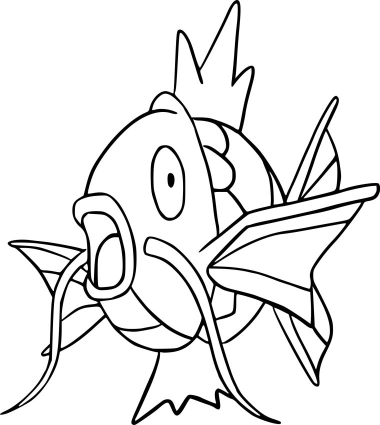 Coloriage Magicarpe Pokemon À Imprimer concernant Coloriage Pokemon Tokotoro