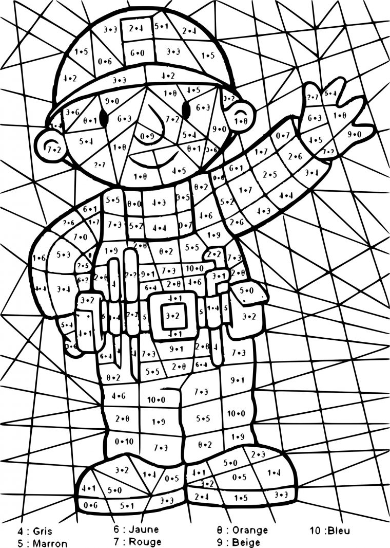 Coloriage Magique Addition À Imprimer pour Dessin De Coloriage