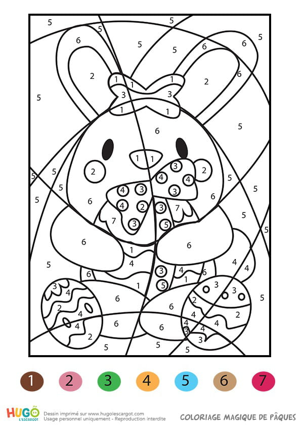 Coloriage Magique Lapin Maternelle – Coloriage Ideas à Coloriage Magique Maternelle