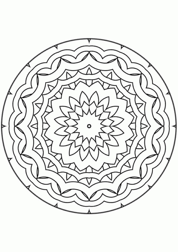 Coloriage Mandala Inde Sur Hugolescargot intérieur Hugo L Escargot Mandala