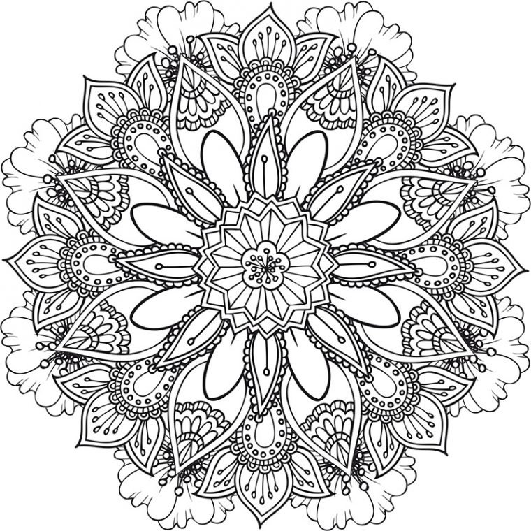 Coloriage Mandalas À Imprimer | Creapassions dedans Mandala Cm2 À Imprimer