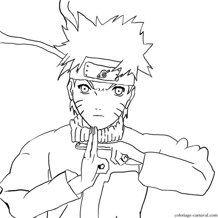 Coloriage Manga Naruto 80 Dessin Gratuit – Coloriage Carnaval dedans Coloriages Naruto Shippuden