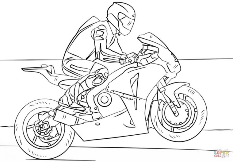 Coloriage Moto Gratuits À Imprimer (Coloriages, Dessins Et concernant Coloriage Moto Gp A Imprimer Gratuit