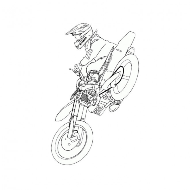 Coloriage Motocross Ktm Dessin Gratuit À Imprimer tout Coloriage Moto Gp A Imprimer Gratuit