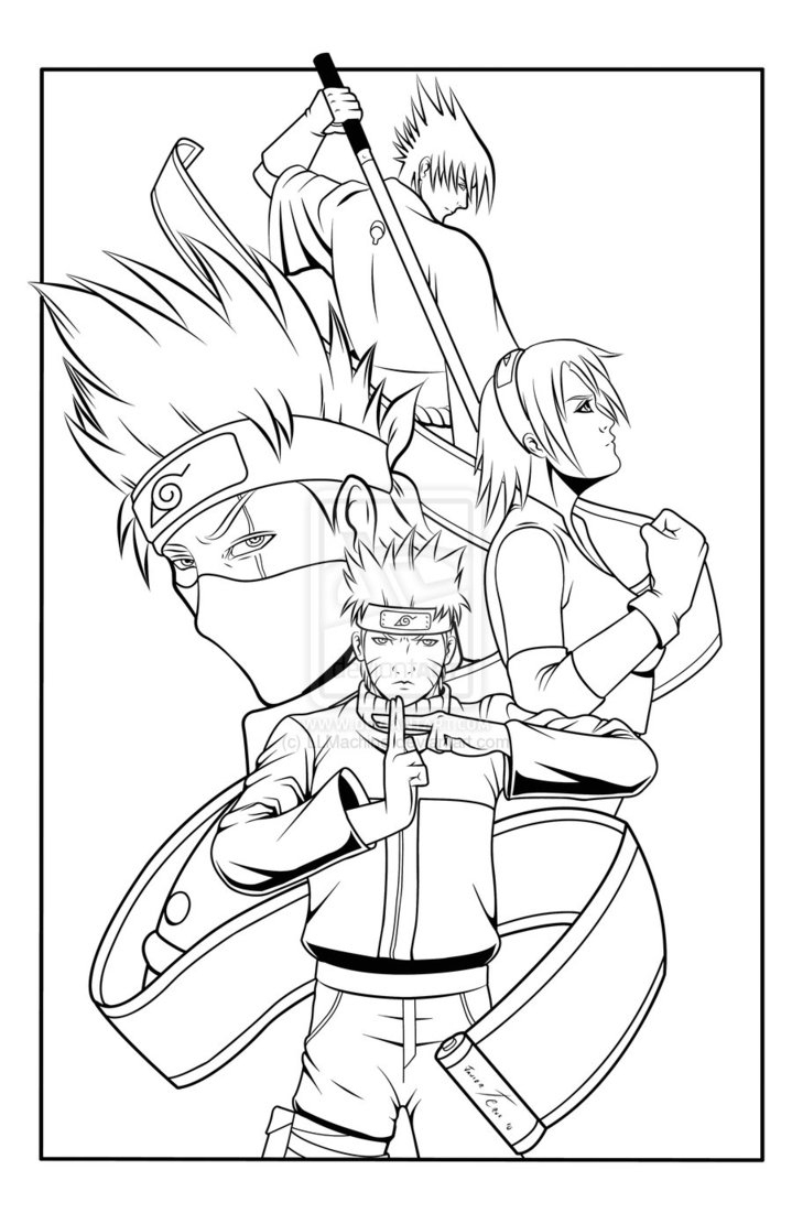 Coloriage Naruto #38175 (Dessins Animés) – Album De Coloriages pour Coloriages Naruto Shippuden