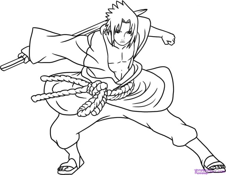 Coloriage Naruto : Coloriage.ploo.fr intérieur Naruto A Colorier