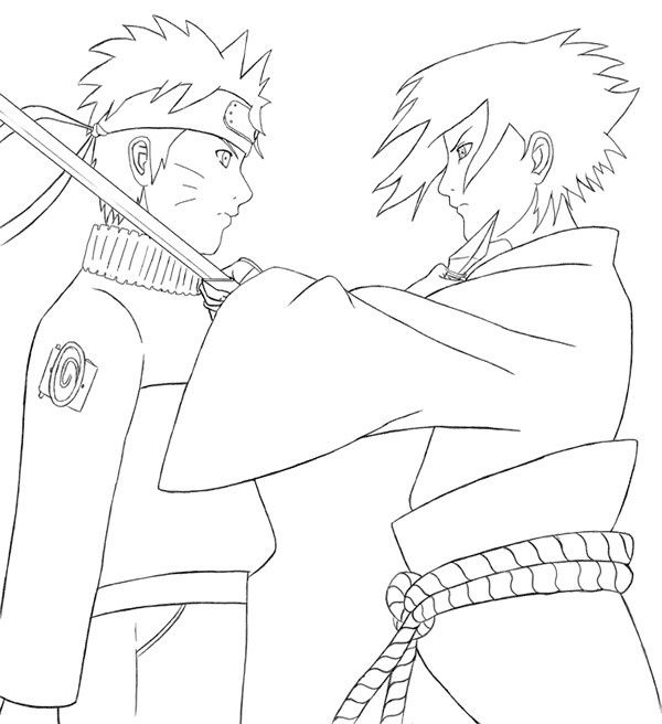 Coloriage Naruto Shippuden Sasuke Dessin Gratuit À intérieur Dessin Sasuke A Imprimer