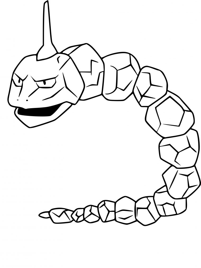 Coloriage Onix Pokemon Go À Imprimer Sur Coloriages encequiconcerne Pokemon A Imprimer