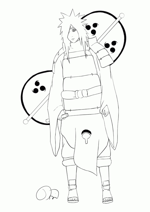 Coloriage Personnage Naruto À Imprimer Sur Coloriages Pour tout Dessin Sasuke A Imprimer