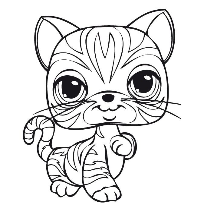 Coloriage Petshop À Imprimer – Greatestcoloringbook serapportantà Coloriage Littlest Petshop A Imprimer