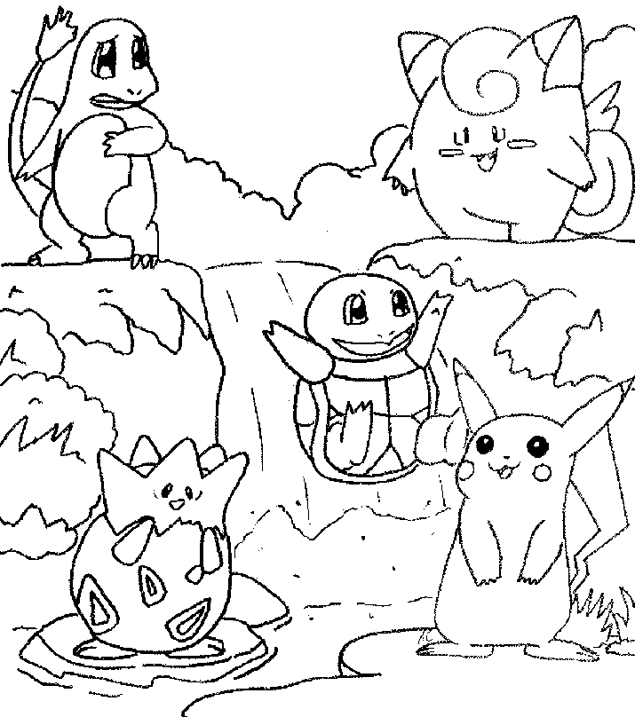 Coloriage Pokemon #24679 (Dessins Animés) – Album De pour Coloriage De Pokemon