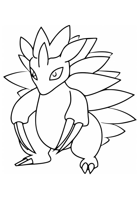 Coloriage Pokémon À Imprimer Gratuitement | Moncoloriage.fr à Coloriage Pokemon Aquali A Imprimer