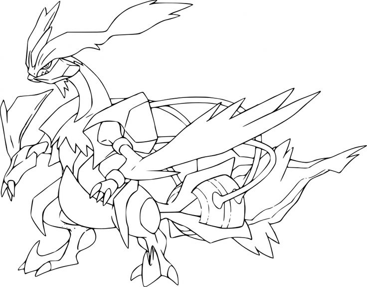 Coloriage Pokemon Legendaire Kyurem | Coloring Pages encequiconcerne Dessin À Imprimer Pokemon Legendaire