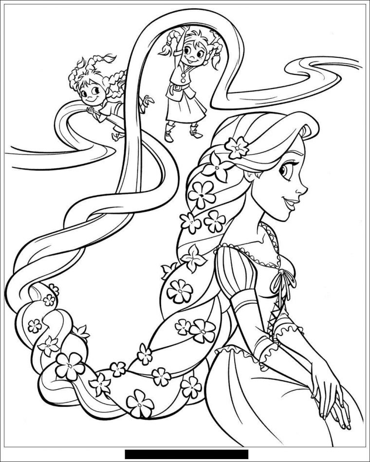 Coloriage Pour Fille À Imprimer Princesse – Coloriage Imprimer destiné Coloriage Fille À Imprimer