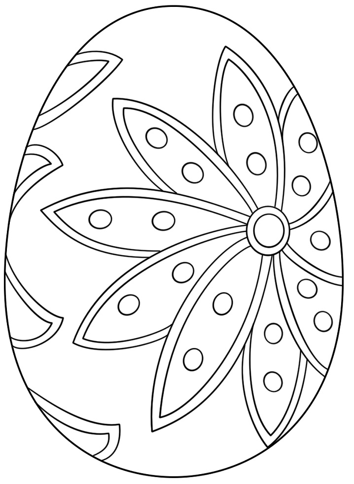 Coloriage Quatre Oeufs De Pâques Dessin Gratuit À Imprimer destiné Coloriage De Paques