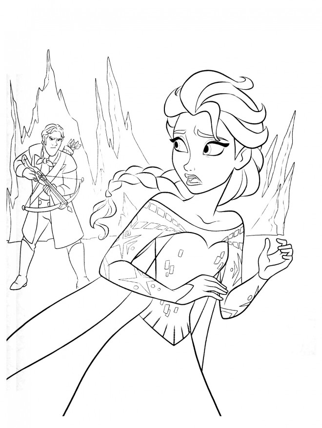 Coloriage Reine Des Neiges Elsa A Peur Dessin Gratuit À encequiconcerne Coloriages À Imprimer Reine Des Neiges