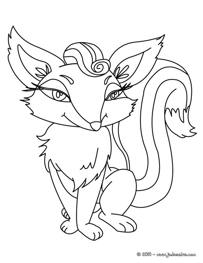 Coloriage Renard De Toute Beauté Dessin Gratuit À Imprimer encequiconcerne Coloriage Renard Kawaii