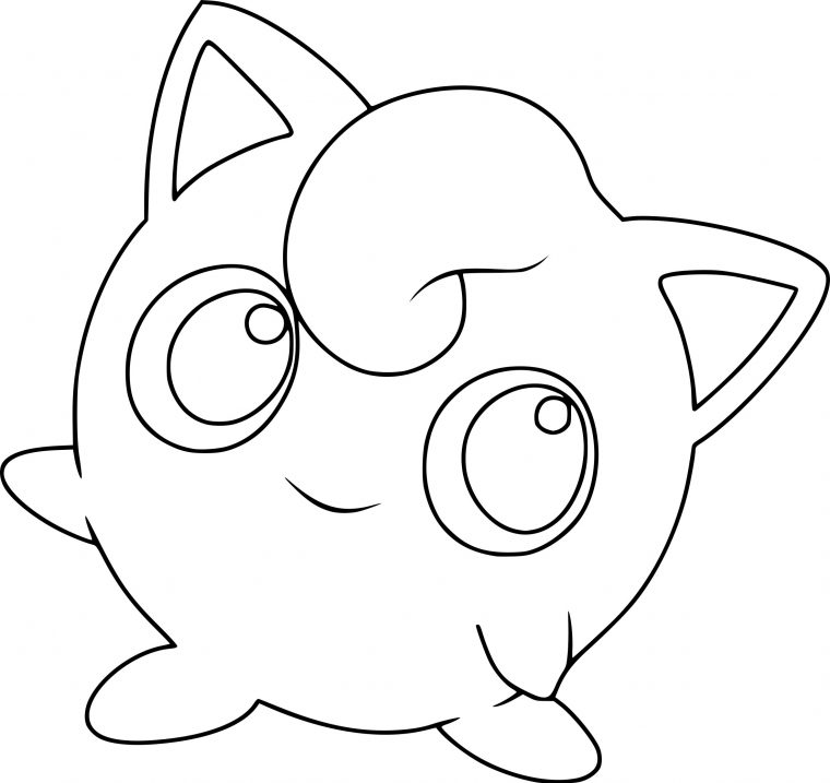 Coloriage Rondoudou Pokemon À Imprimer Sur Coloriages encequiconcerne Coloriage De Pokémon À Imprimer