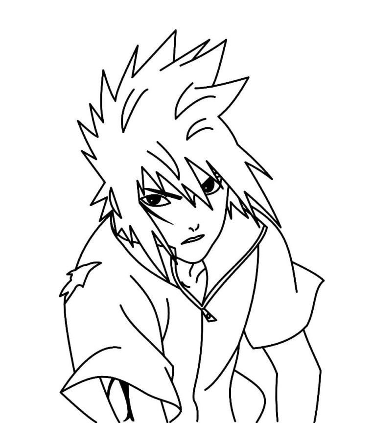 Coloriage Sasuke – 80 Coloriages À Imprimer | Wonder Day avec Coloriage Akatsuki