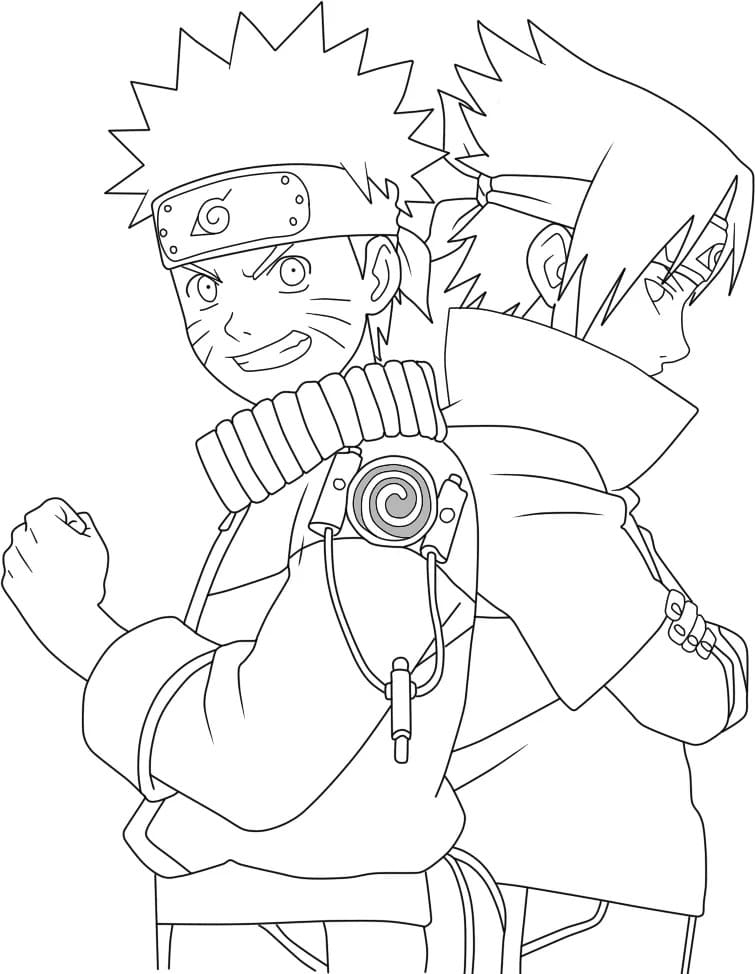 Coloriage Sasuke – 80 Coloriages À Imprimer | Wonder Day pour Dessin Sasuke A Imprimer