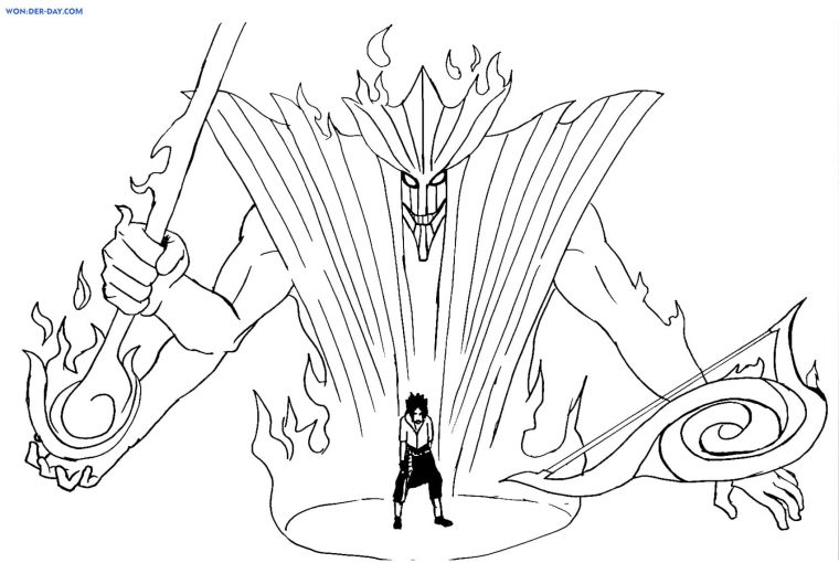 Coloriage Sasuke – 80 Coloriages À Imprimer | Wonder Day tout Dessin A Colorier Sasuke