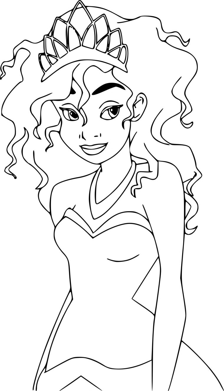 Coloriage Tiana Disney Dessin À Imprimer Sur Coloriages intérieur Coloriage Mystère Disney À Imprimer