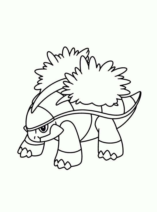 Coloriage Torterra Pokemon À Imprimer encequiconcerne Coloriage Phyllali